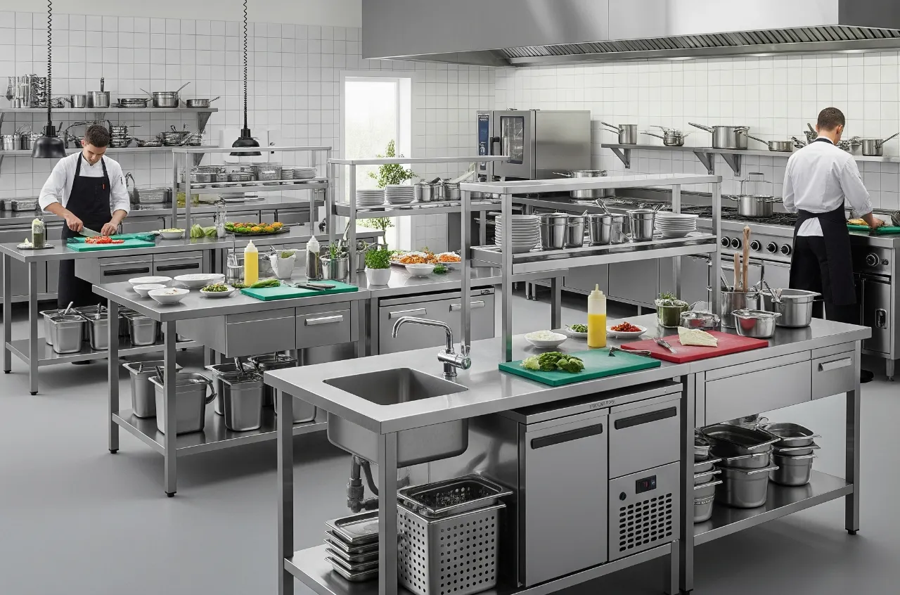 Mobiliario para restaurantes y áreas de cocina